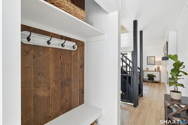 a very nice looking room with a potted plant