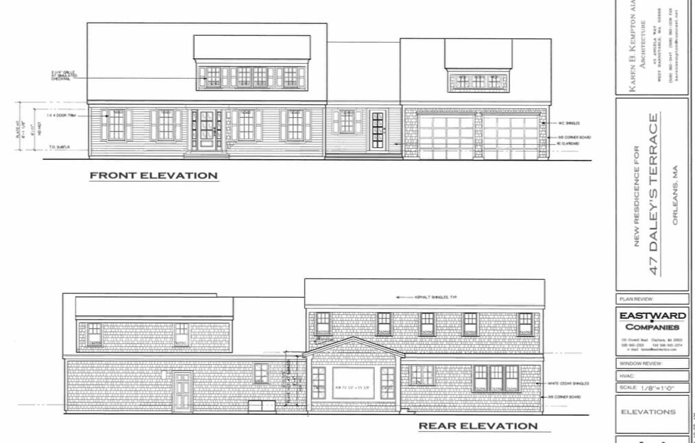 47 Daleys Terrace Orleans, MA 02653 - Photo 2 of 37 Photo front and back elevations Daley's
