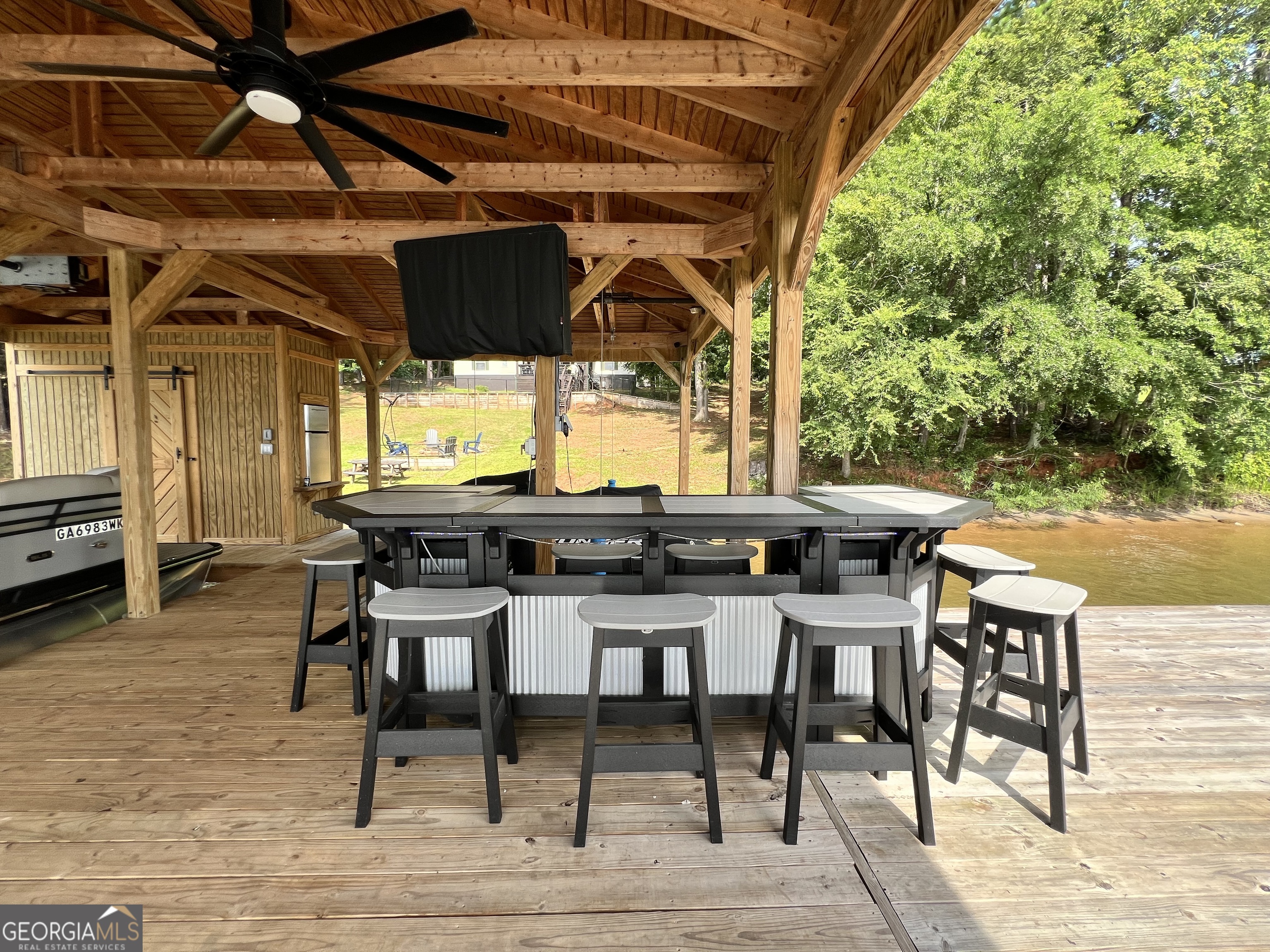 321 Barbara Point Road Sparta, GA 31087 - Photo 45 of 55 a view of an outdoor space with seating area