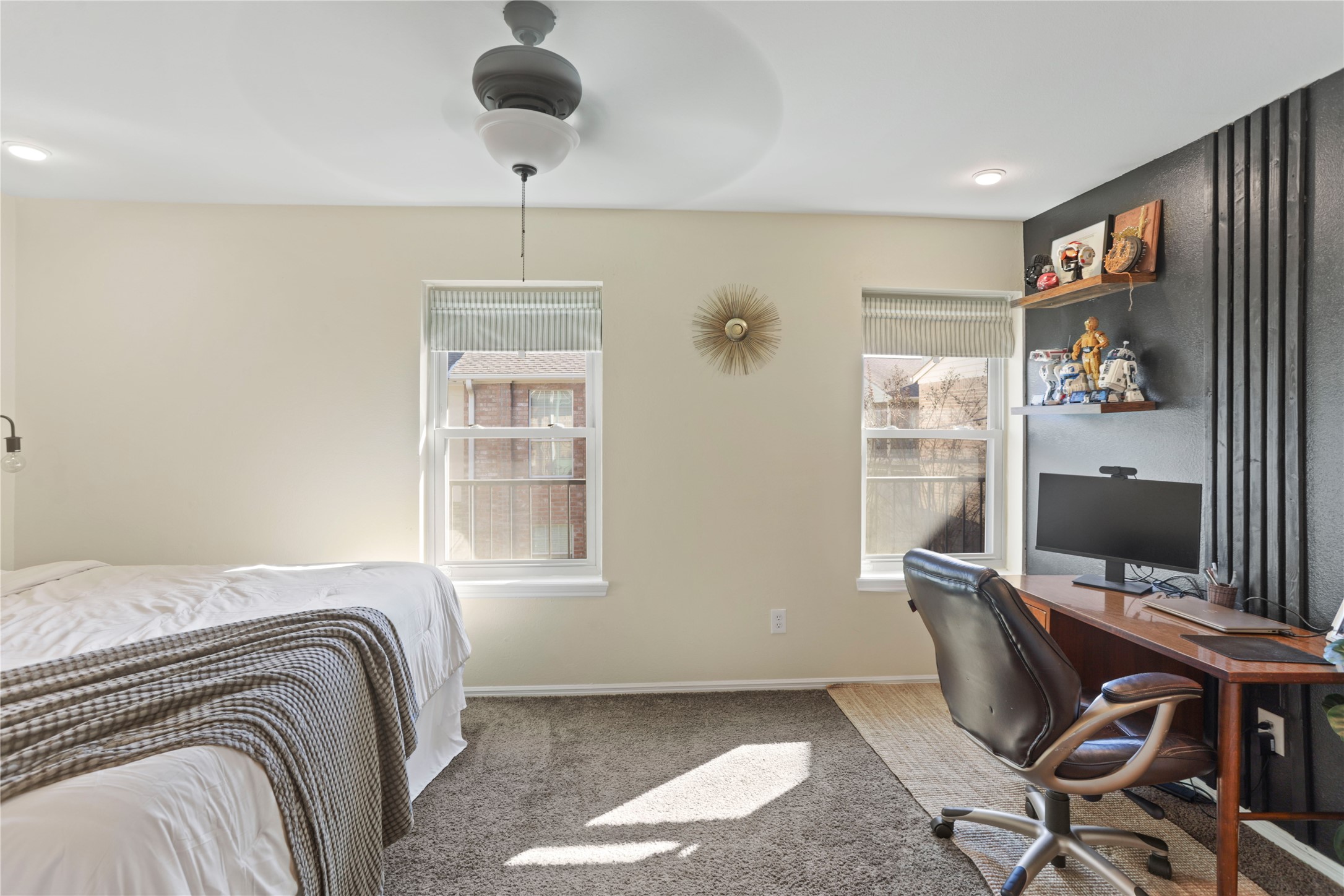 738 Thicket Lane Houston, TX 77079 - Photo 11 of 20 a bedroom with a bed and a window