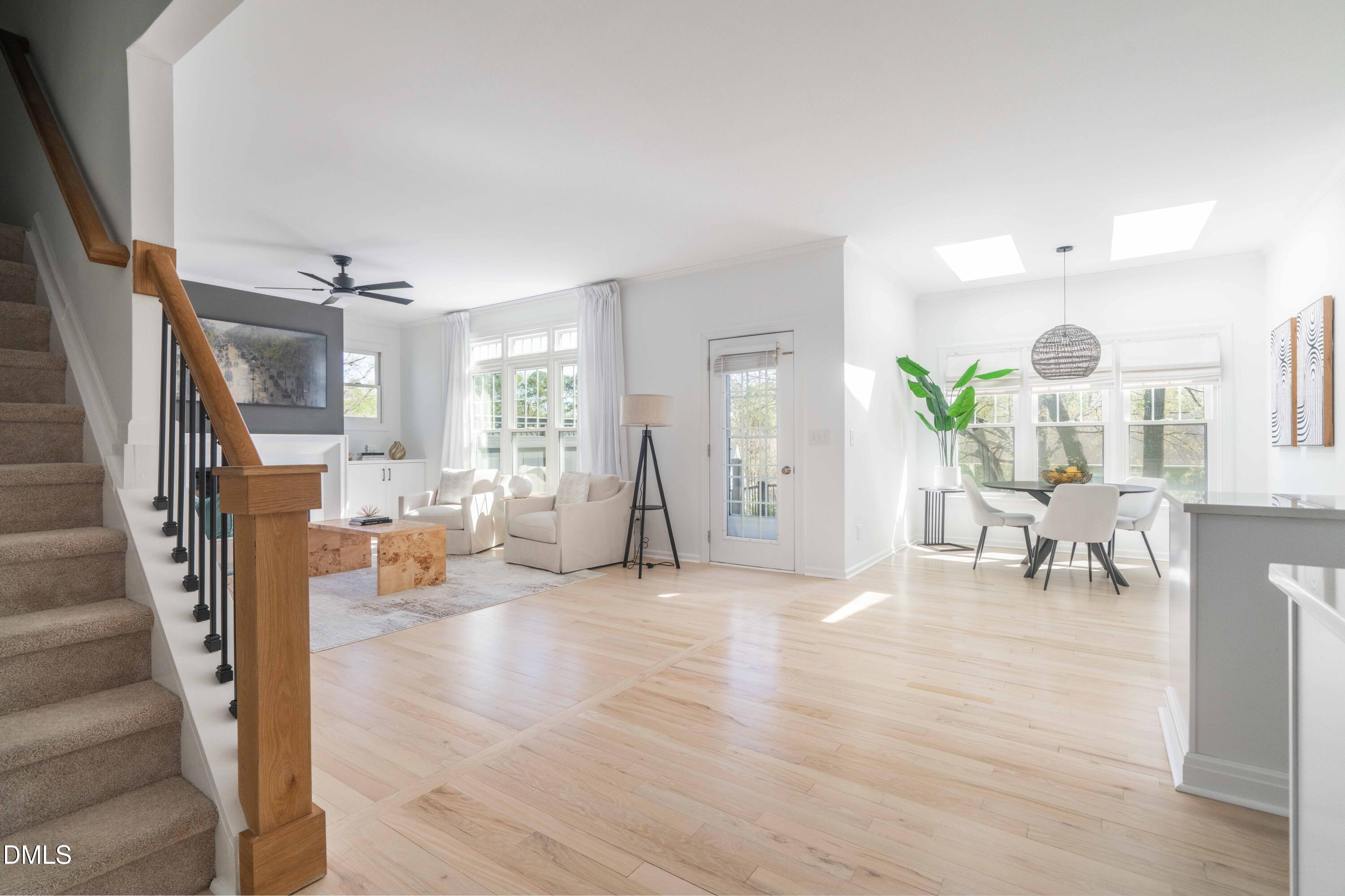 1512 Cooper Falls Lane Raleigh, NC 27614 - Photo 19 of 64 a living room with furniture and a table