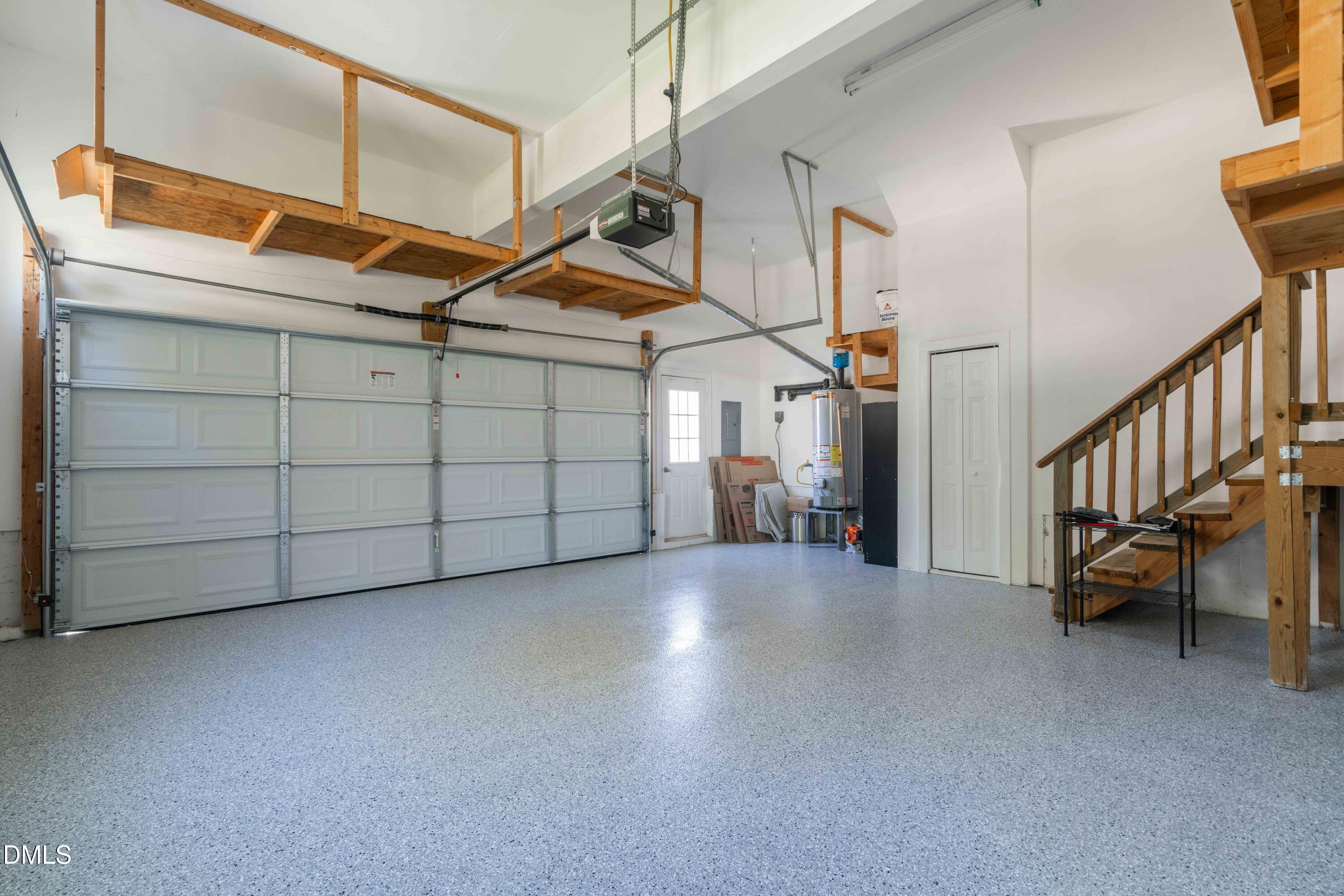 1512 Cooper Falls Lane Raleigh, NC 27614 - Photo 64 of 64 a view of a garage with stairs
