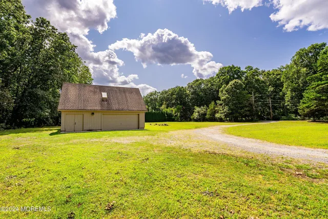 a view of a house with a swimming pool