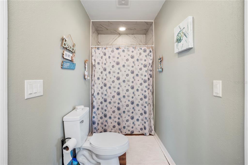 26650 Pelican Street Eustis, FL 32736 - Photo 42 of 69 a white toilet sitting next to a shower curtain