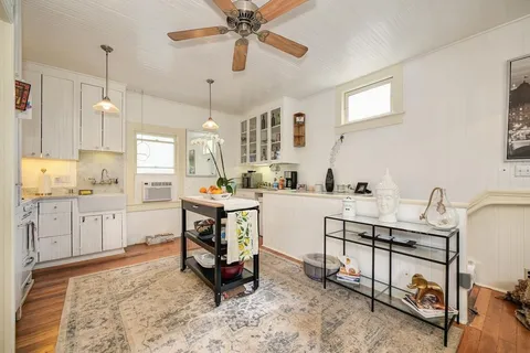 a room with table and chair
