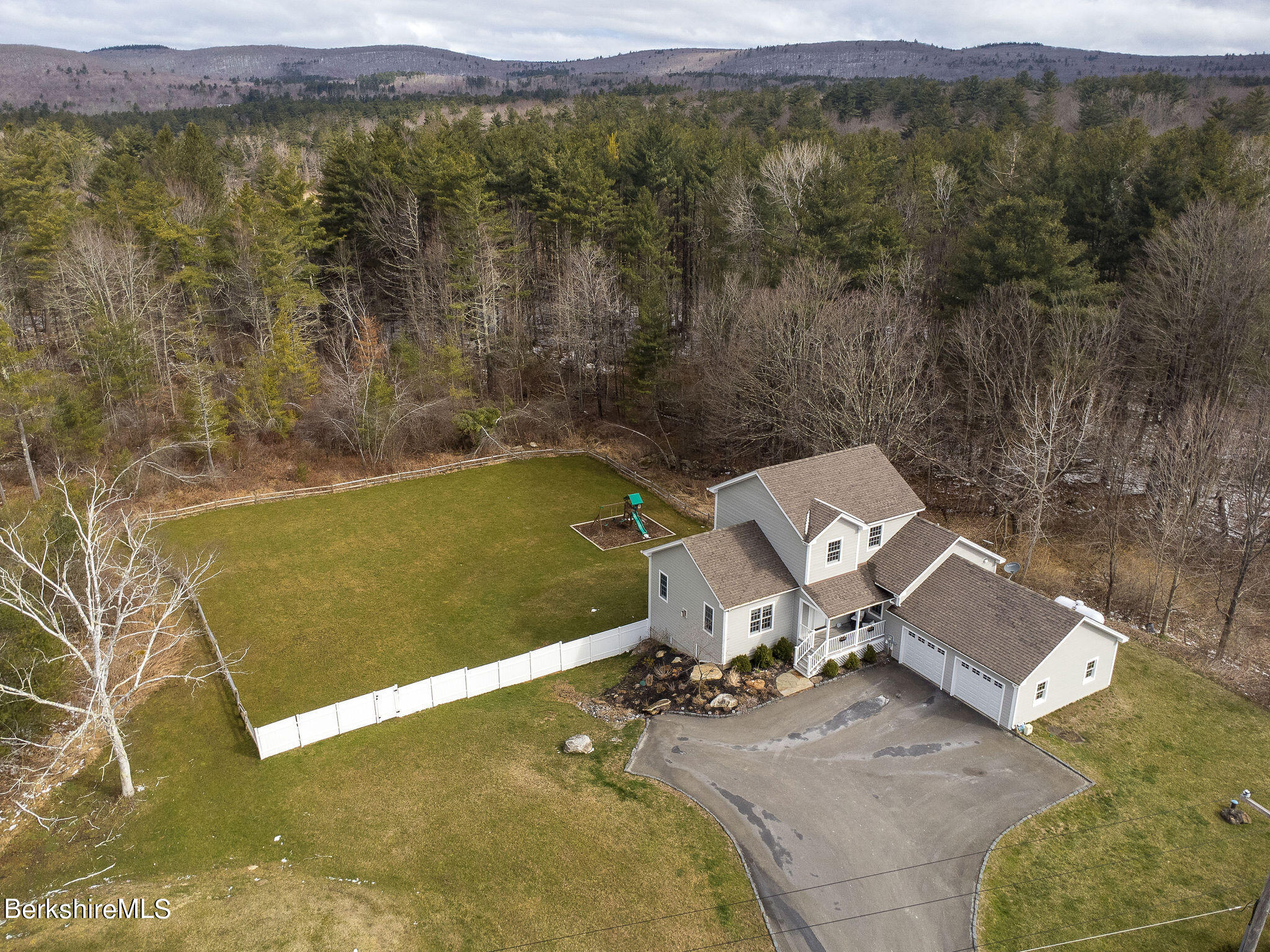 205 Main Road Monterey, MA 01245 - Photo 2 of 39 Drone Exterior