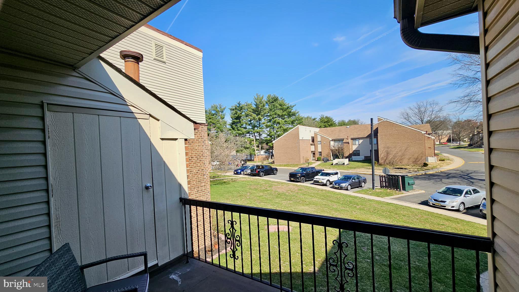 1475 Mt Holly Road, Unit B5 Beverly, NJ 08010 - Photo 20 of 23 View from Balcony with outside utility closet.