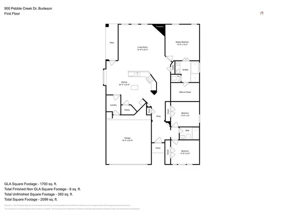 $2,150 | 900 Pebble Creek Drive, Burleson, TX 76028