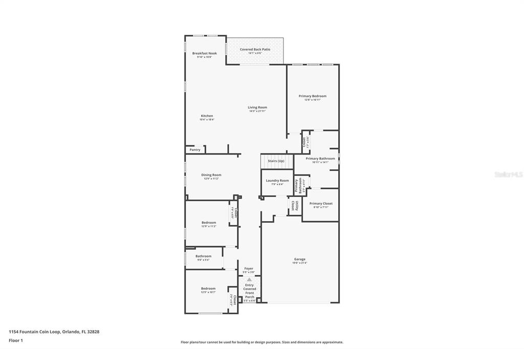 1154 Fountain Coin Loop Orlando, FL 32828 - Photo 46 of 48 a picture of floor plan