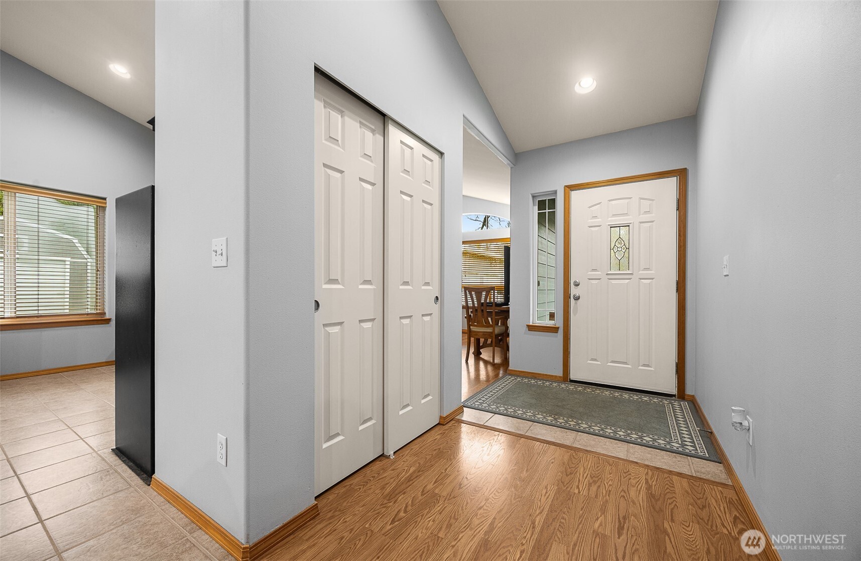 16617 Jim Creek Road Arlington, WA 98223 - Photo 4 of 40 a view of hallway with wooden floor