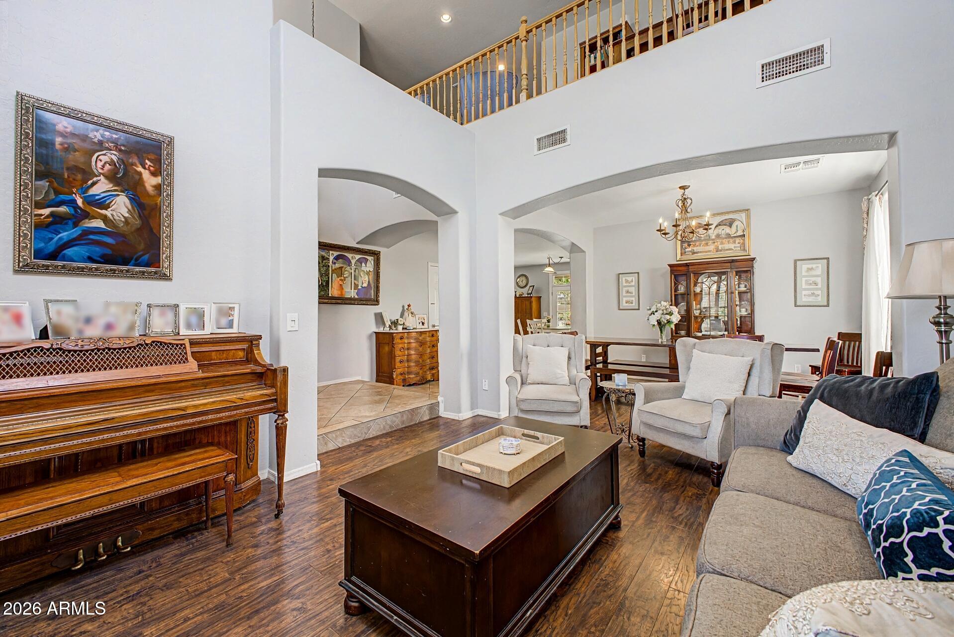 1829 East Beverly Road Phoenix, AZ 85042 - Photo 5 of 48 Living Room w Loft Above