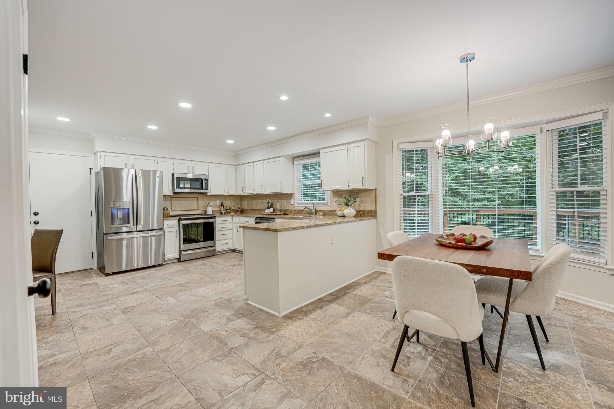 11615 Deer Forest Road Reston, VA 20194 - Photo 6 of 59 Open Kitchen & Breakfast Room