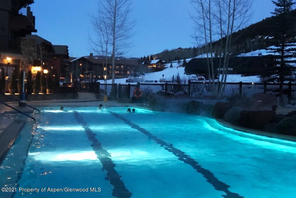 39 Boomerang Road, Unit 8409 WINTER INTEREST #5 Aspen, CO 81611 - Photo 6 of 7 Ritz pool night