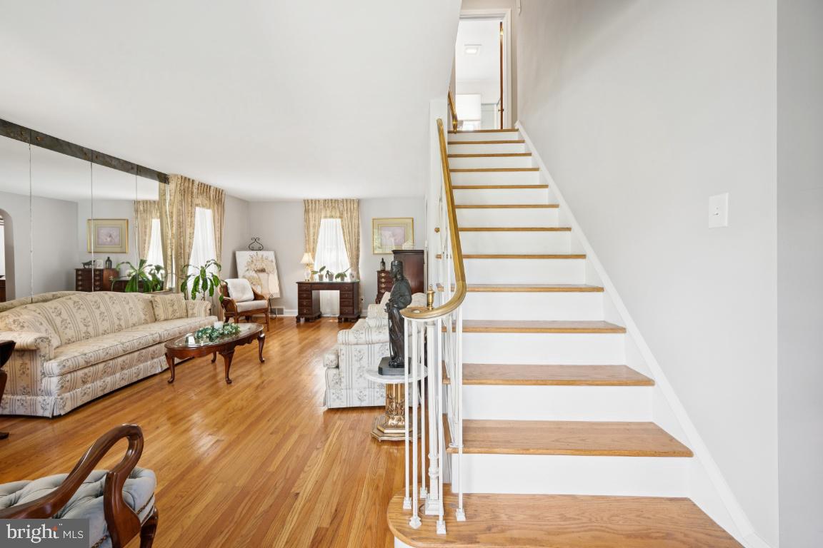 1608 Prospect Ridge Boulevard Haddon Heights, NJ 08035 - Photo 4 of 28 a living room with furniture and a wooden floor