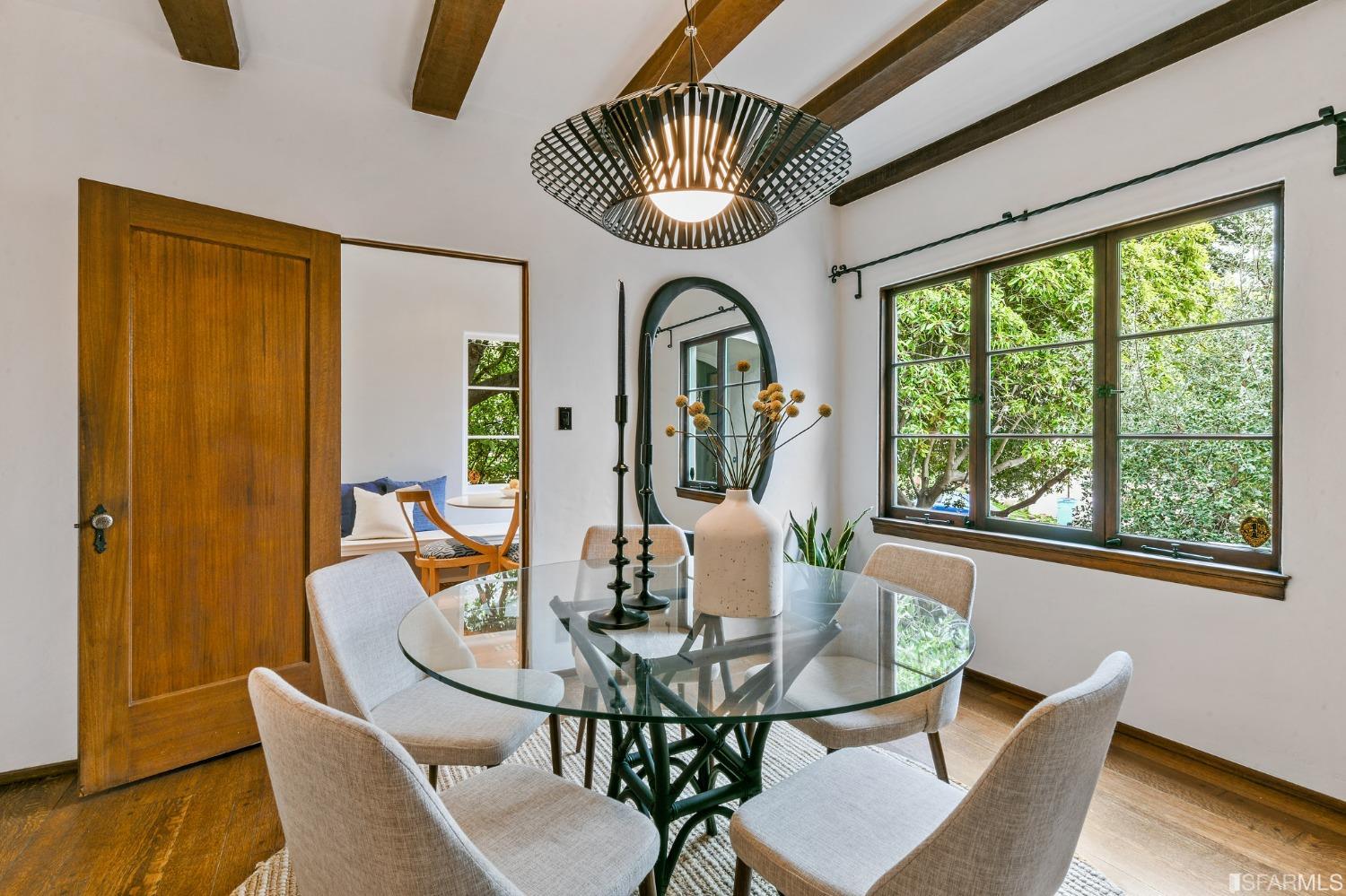 2515 Buena Vista Way Berkeley, CA 94708 - Photo 14 of 52 a view of a dining room with furniture window and wooden floor