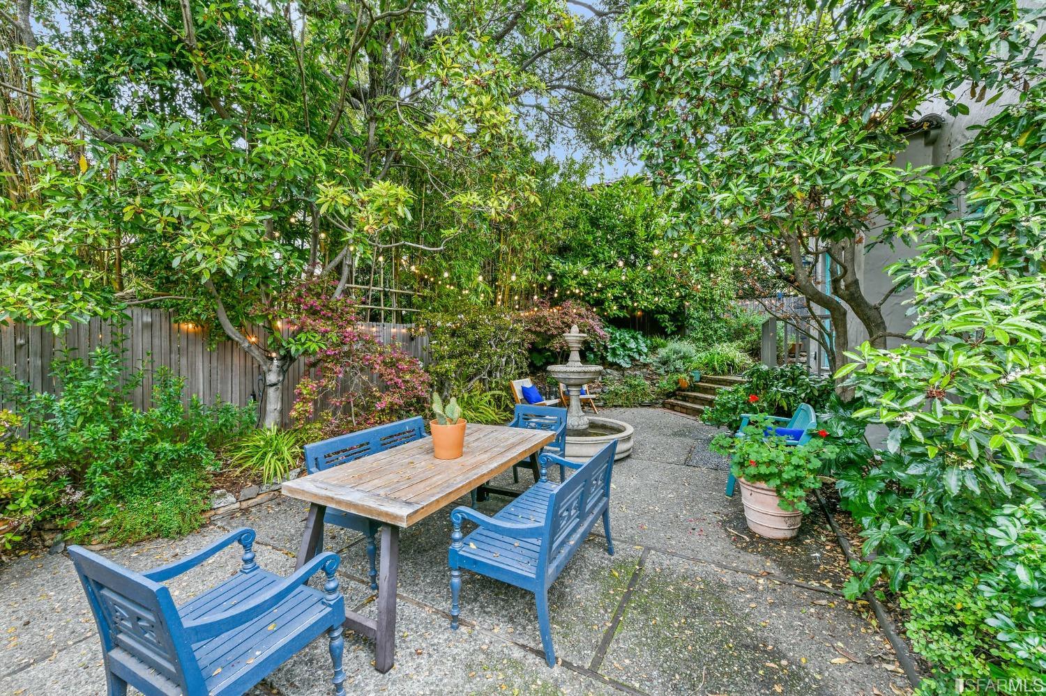 2515 Buena Vista Way Berkeley, CA 94708 - Photo 48 of 52 a view of a backyard with sitting area and garden
