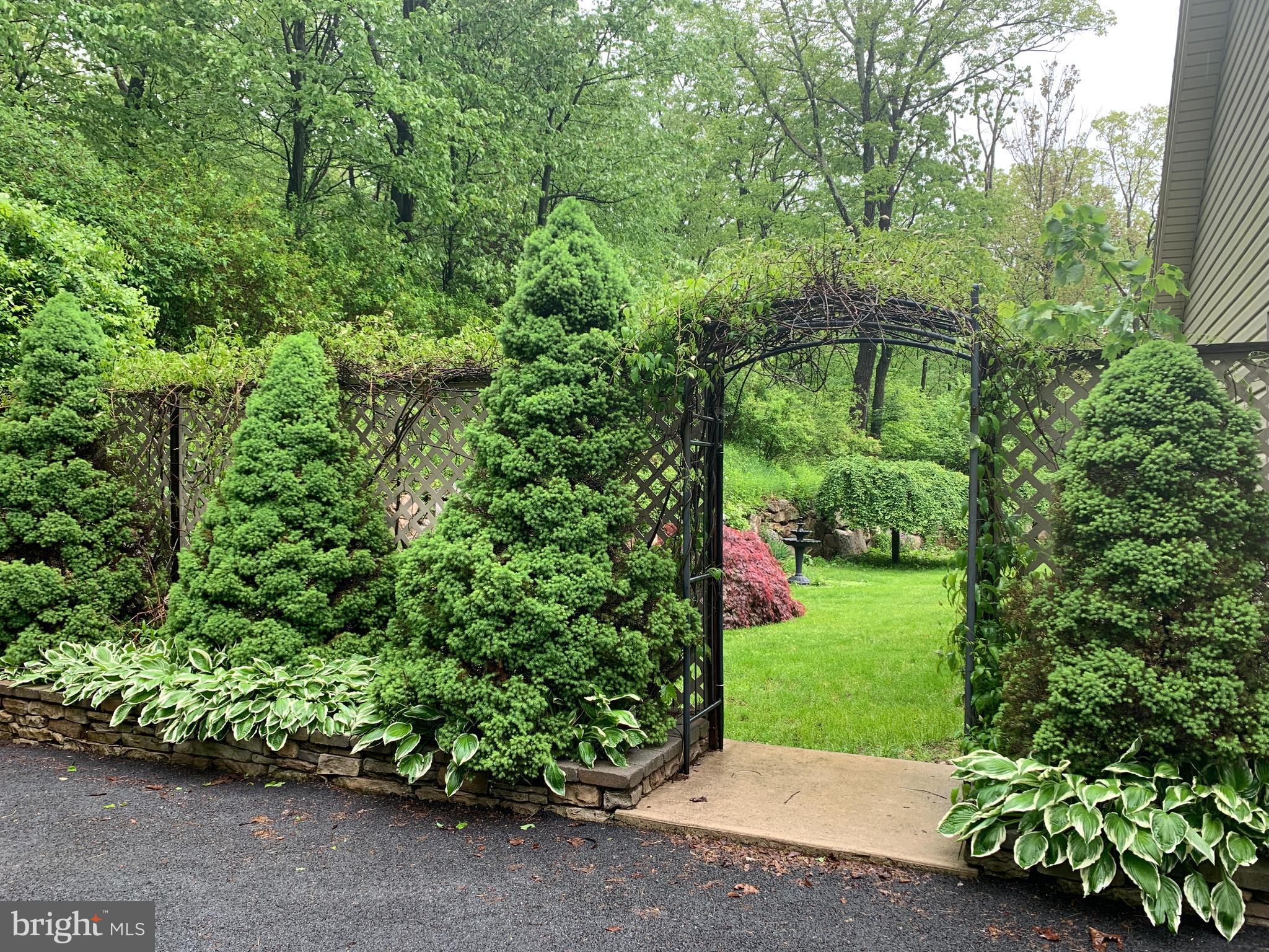 560 Hemlock Road Tamaqua, PA 18252 - Photo 8 of 45 Entrance to meticulously landscaped back yard