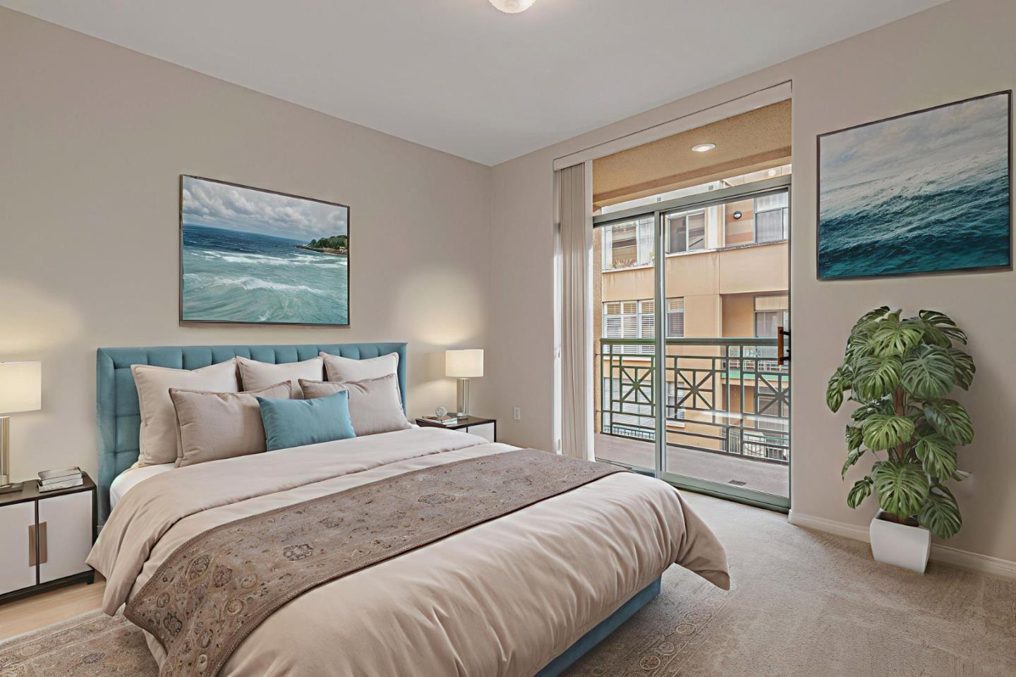 144 South 3rd Street, Unit 433 San Jose, CA 95112 - Photo 3 of 66 a bedroom with bed and a large window