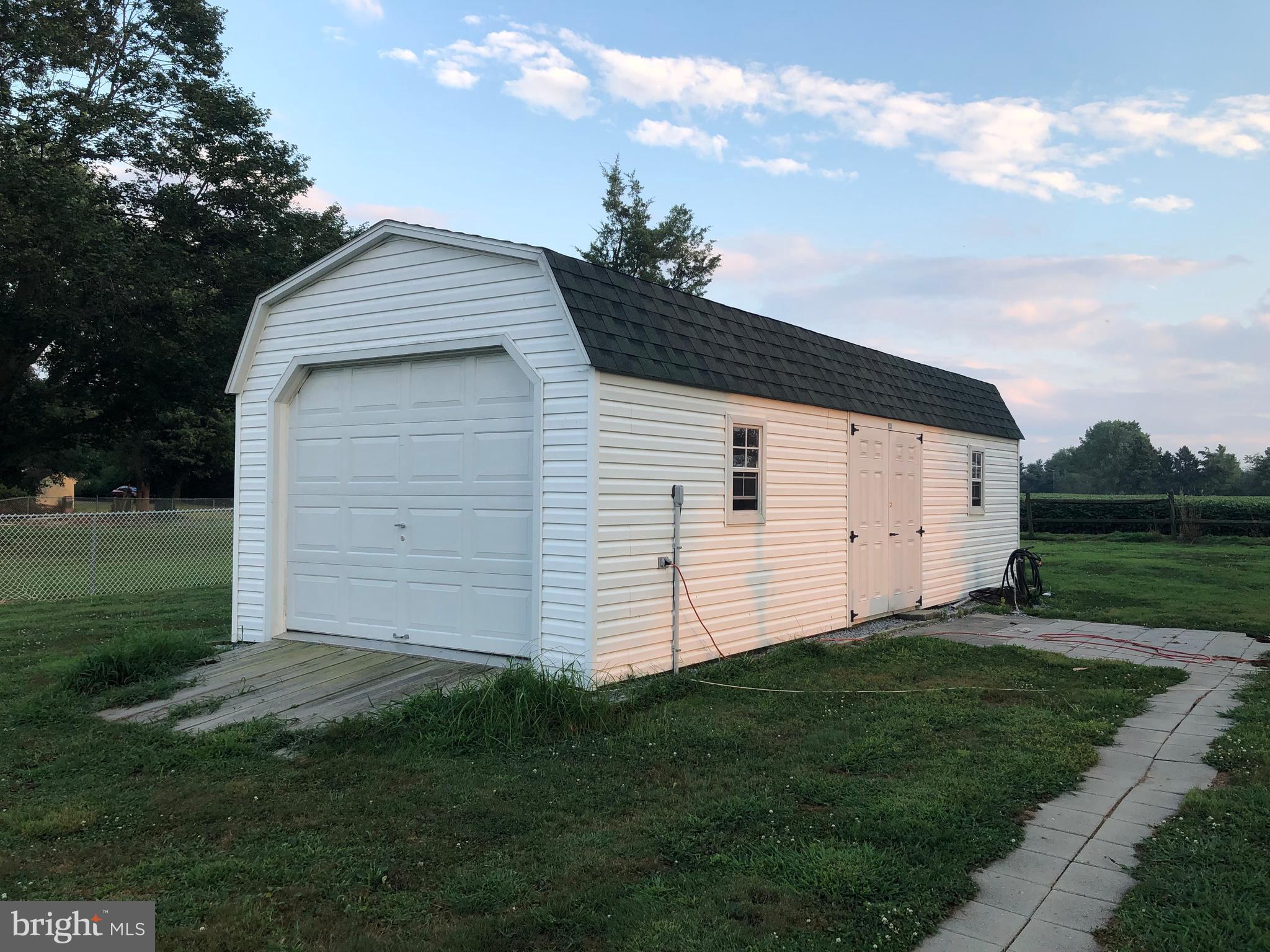 83 East Amwellbury Road Salem, NJ 08079 - Photo 11 of 24 12 x 32 Shed/Garage with electric and heat