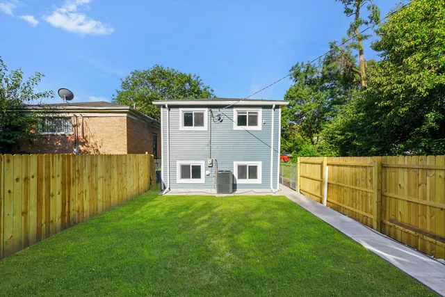 a house view with a garden space
