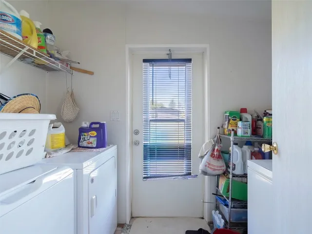 a room with storage and utility