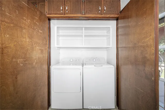 a view of washer and dryer