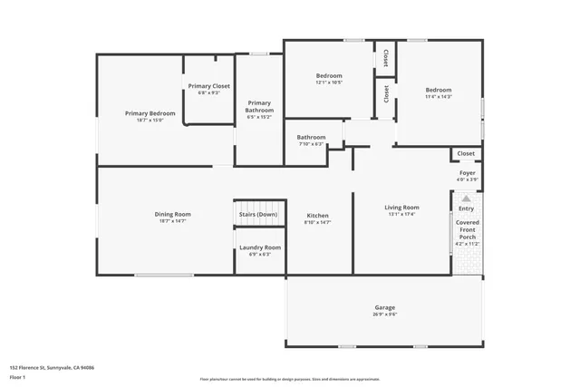 $2,199,999 | 152 Florence Street, Sunnyvale, CA 94086