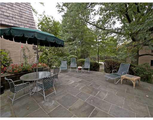 Patio/Deck. SECLUDED SLATE  TERRACE FOR SUMMERTIME RELAXING AND ENTERTAINING