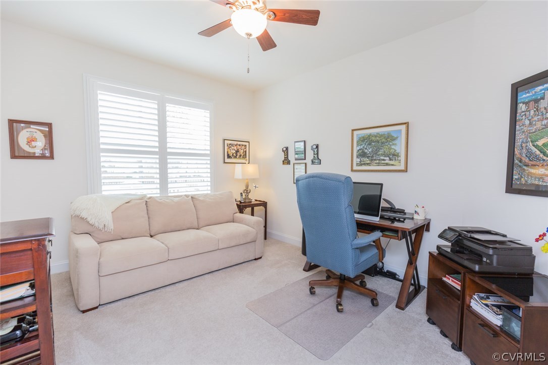 1372 Miners Trail Road Midlothian, VA 23114 - Photo 31 of 50 a view of a livingroom with workspace and a window