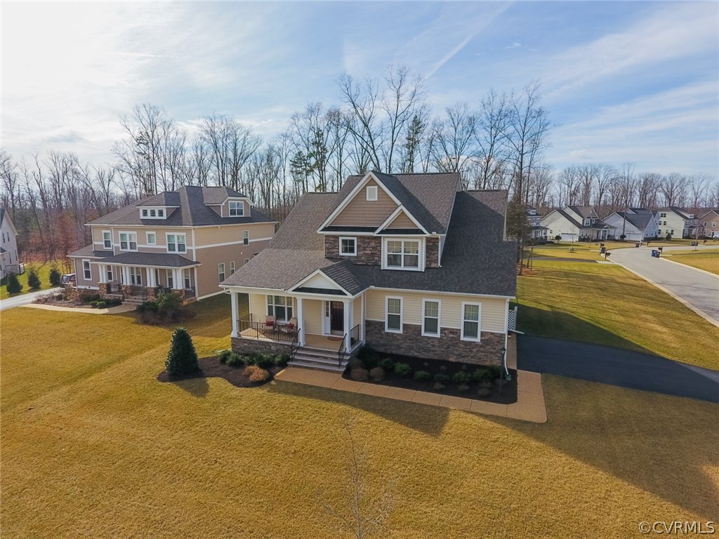 1372 Miners Trail Road Midlothian, VA 23114 - Photo 49 of 50 a front view of a house with a swimming pool