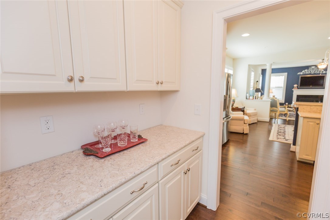 1372 Miners Trail Road Midlothian, VA 23114 - Photo 9 of 50 a kitchen with cabinets and a wooden floor