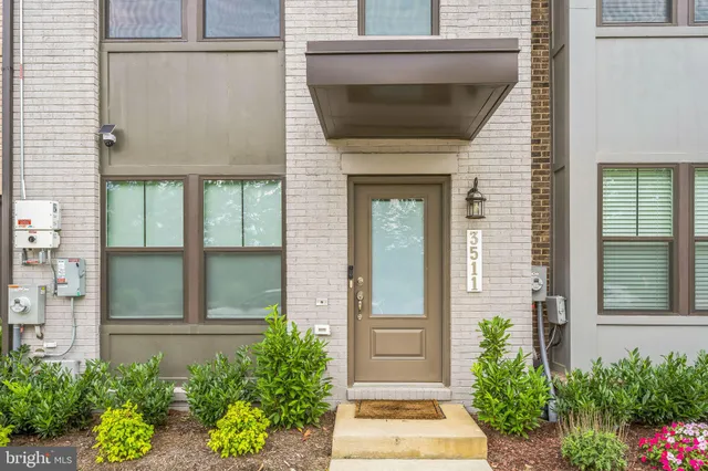 a view of front door of house
