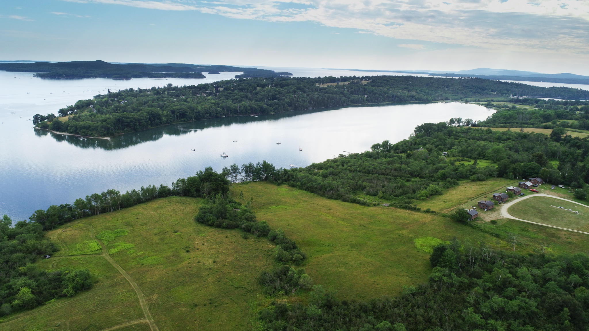 339 Castine Road Castine, ME 04421 - Photo 2 of 21 Snapp drone 3 mayo point and oakum bay