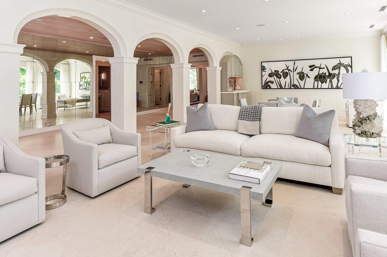 130 Cocoanut Row Palm Beach, FL 33480 - Photo 13 of 31 a living room with furniture and large windows