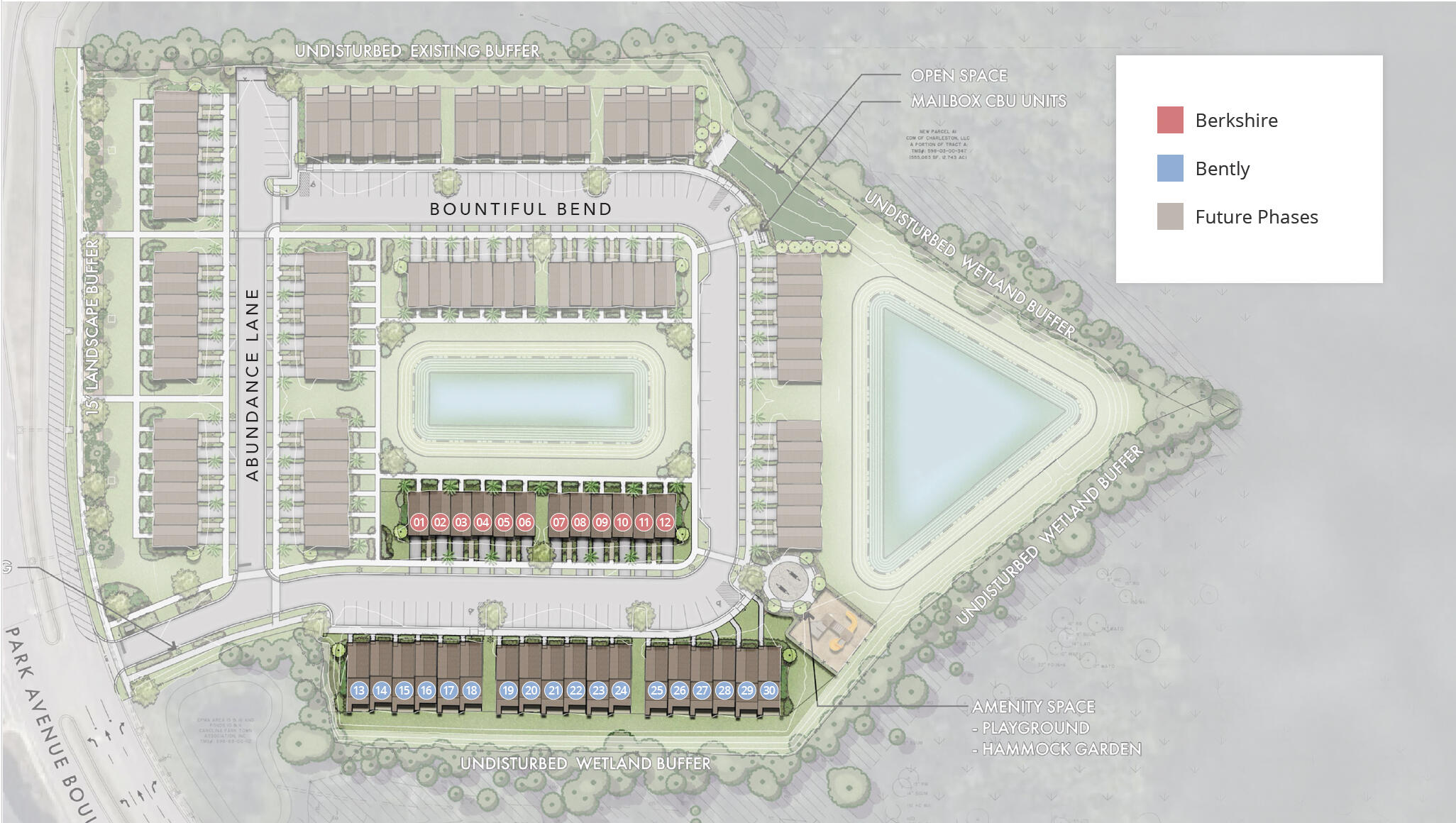 1505 Bountiful Bend Mount, Unit 15 Mount Pleasant, SC 29466 - Photo 3 of 3 Site Plan Phase 1