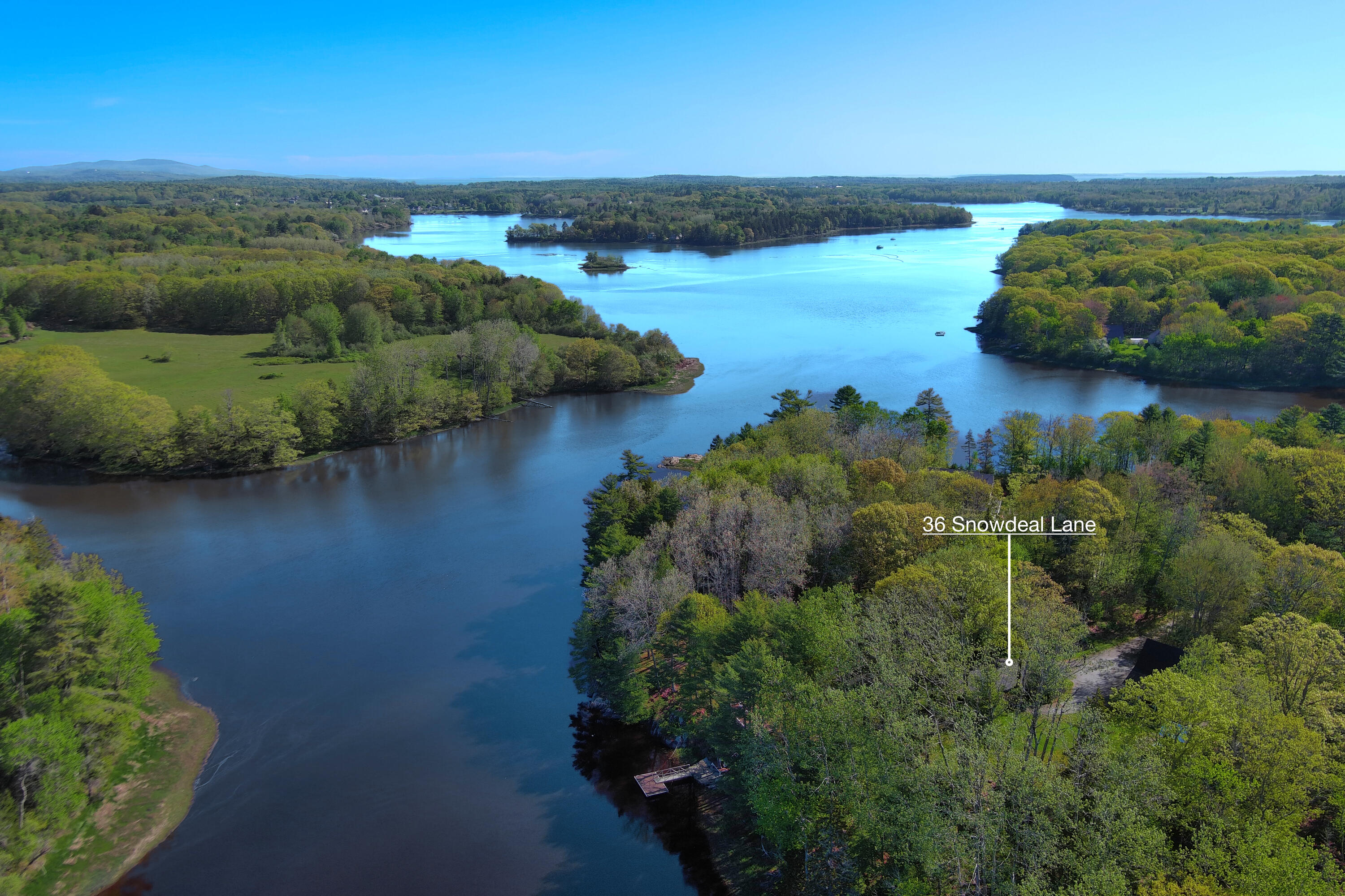 36 Snowdeal Road South Thomaston, ME 04858 - Photo 85 of 87 aerial of River