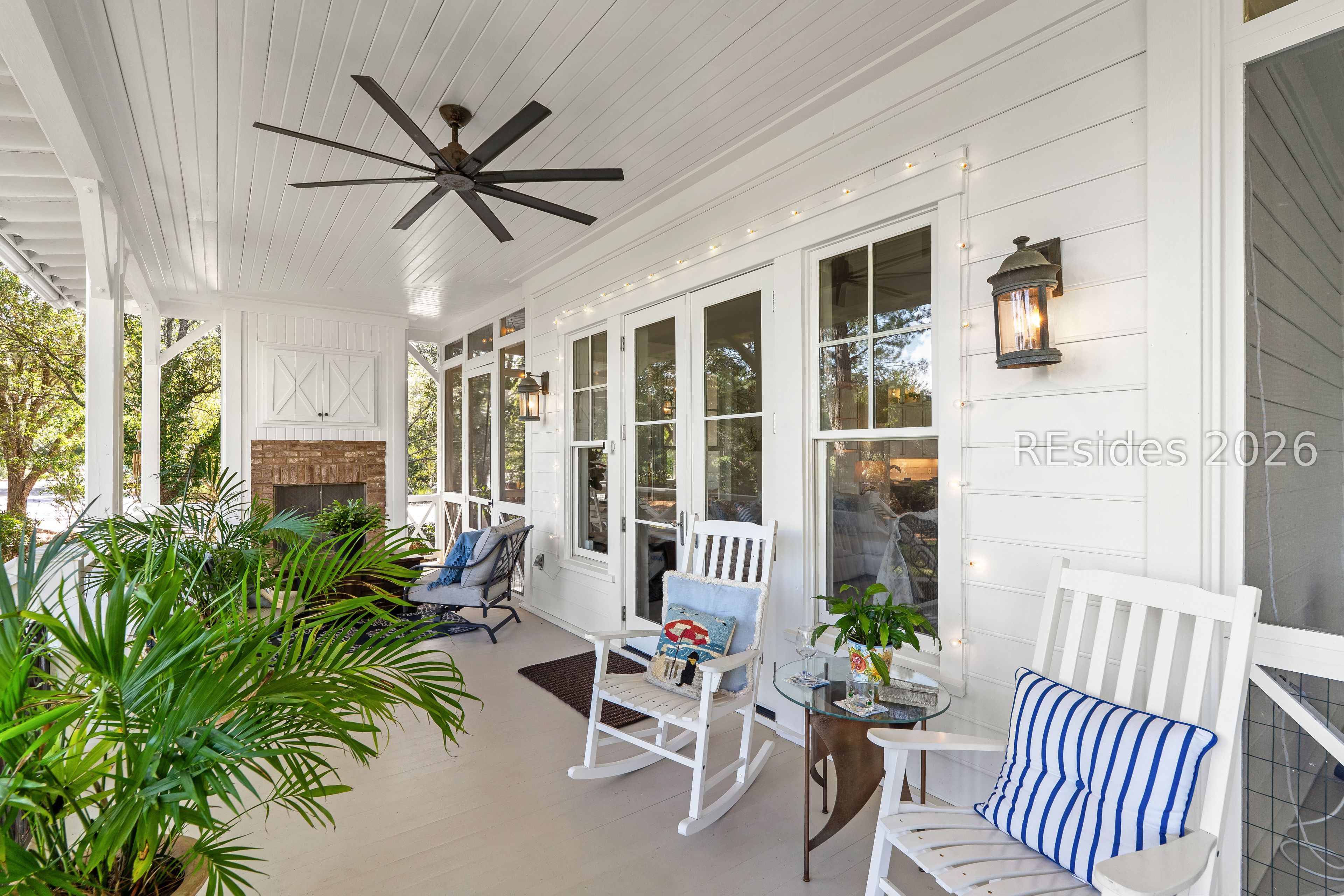 2 Rice Mill Road Bluffton, SC 29909 - Photo 17 of 51 Large rear gallery porch has room for a crowd