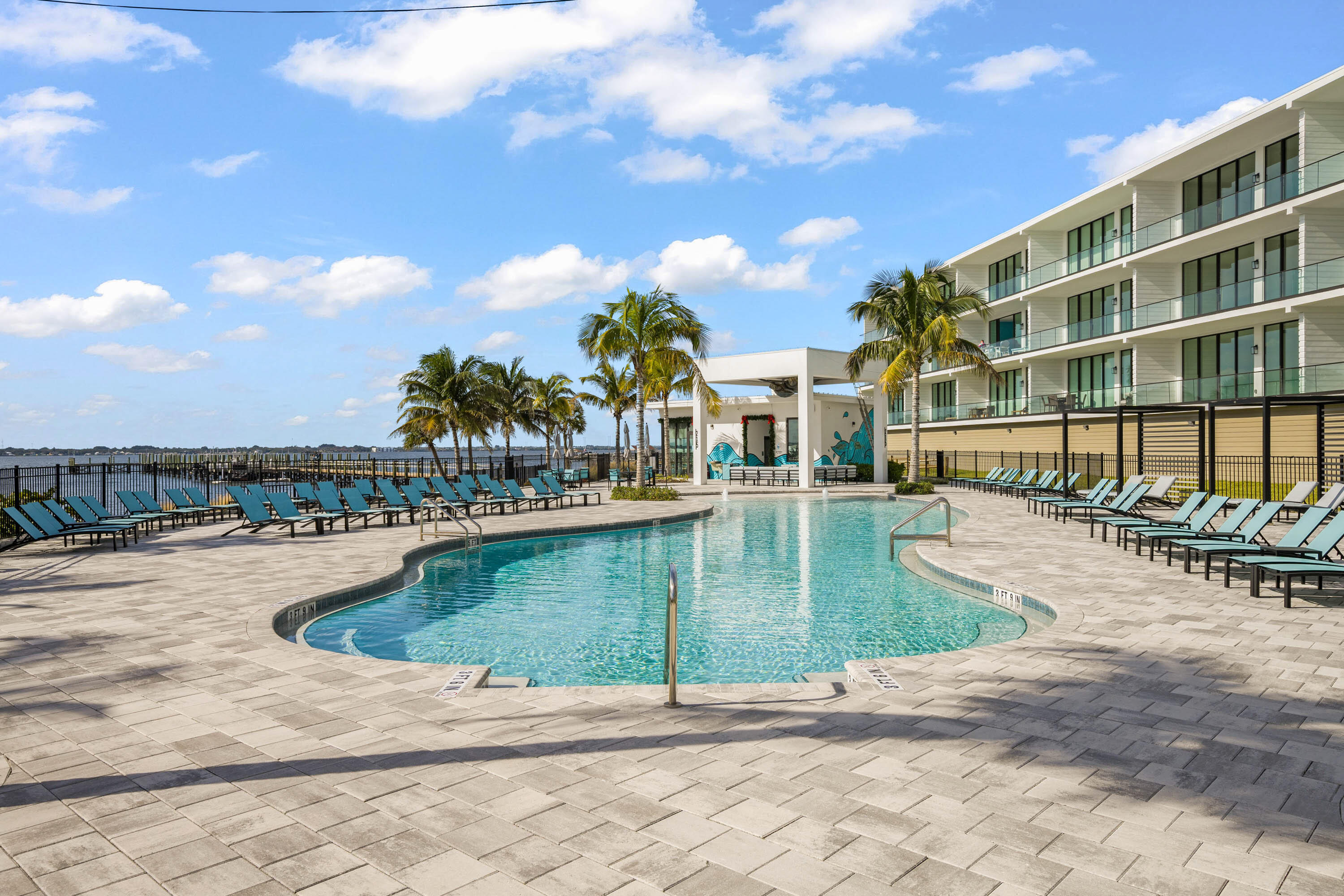 225 Strand Drive, Unit 406 Melbourne Beach, FL 32951 - Photo 6 of 49 a view of swimming pool with outdoor seating