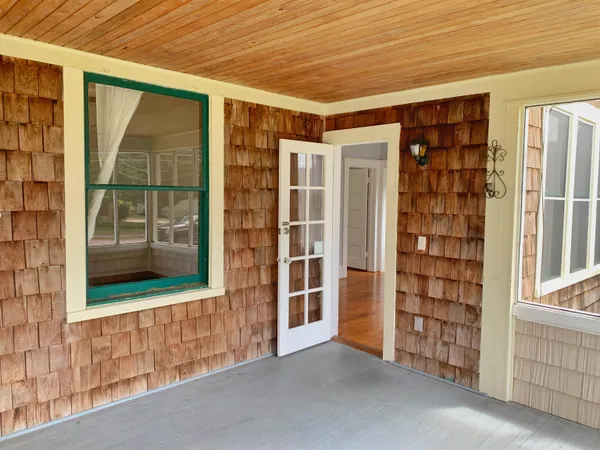 a view of front door