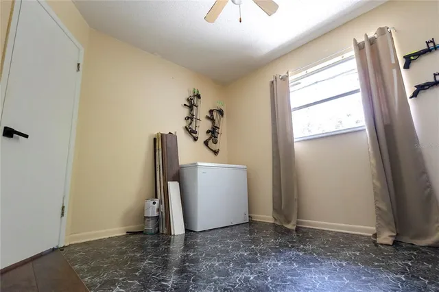 a view of a room with window