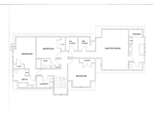 153 Longfellow Road Jamestown, RI 02835 - Photo 3 of 3 2nd Floor Plan.