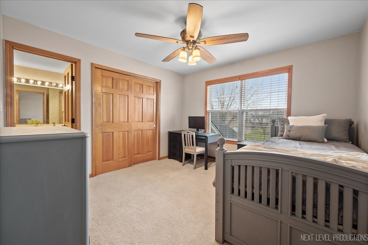 2620 Sweetbroom Road Naperville, IL 60564 - Photo 19 of 30 a bedroom with a bed and a window
