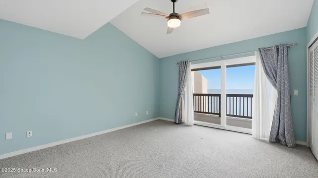 an empty room with an entryway