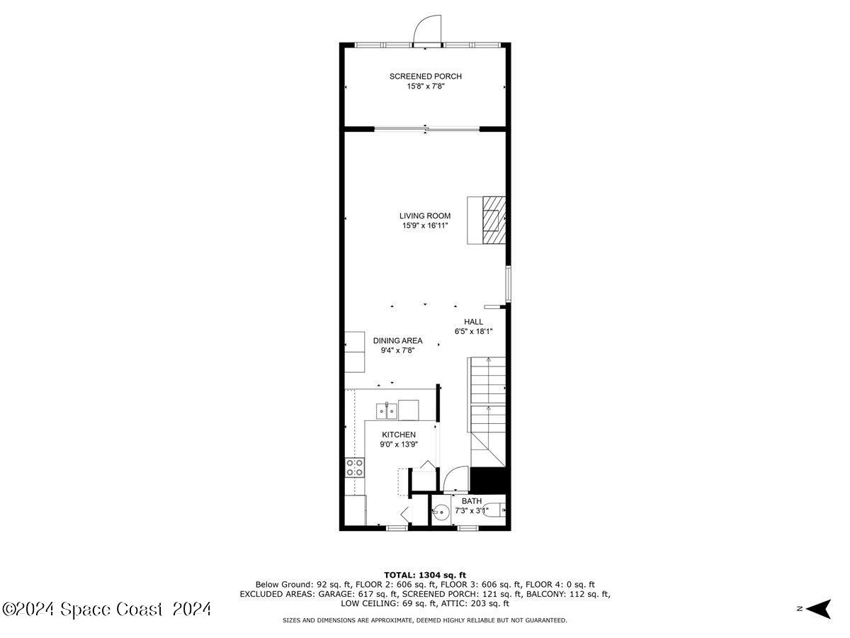 5087 Riveredge Drive, Unit 2 Titusville, FL 32780 - Photo 60 of 62 a picture of a floor plan