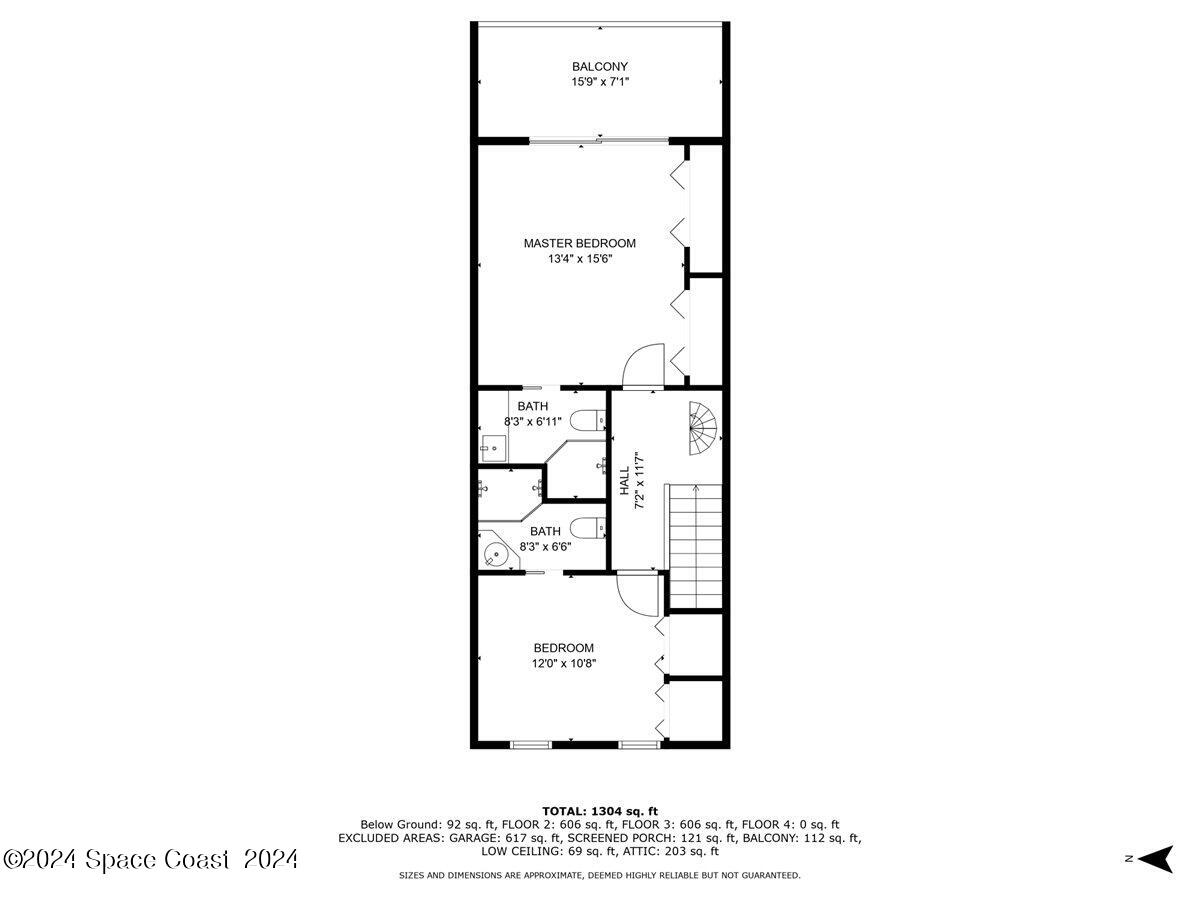 5087 Riveredge Drive, Unit 2 Titusville, FL 32780 - Photo 61 of 62 a picture of a floor plan