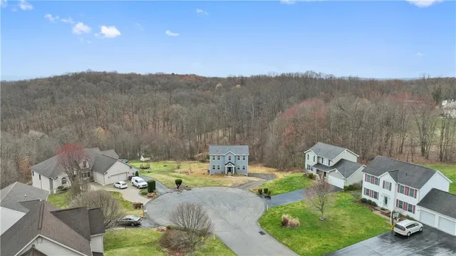 a view of a table and chairs in patio