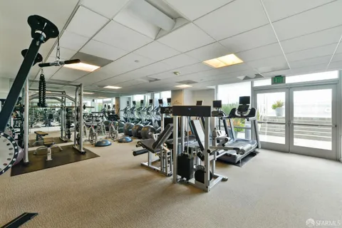 a view of a terrace with furniture and potted plants