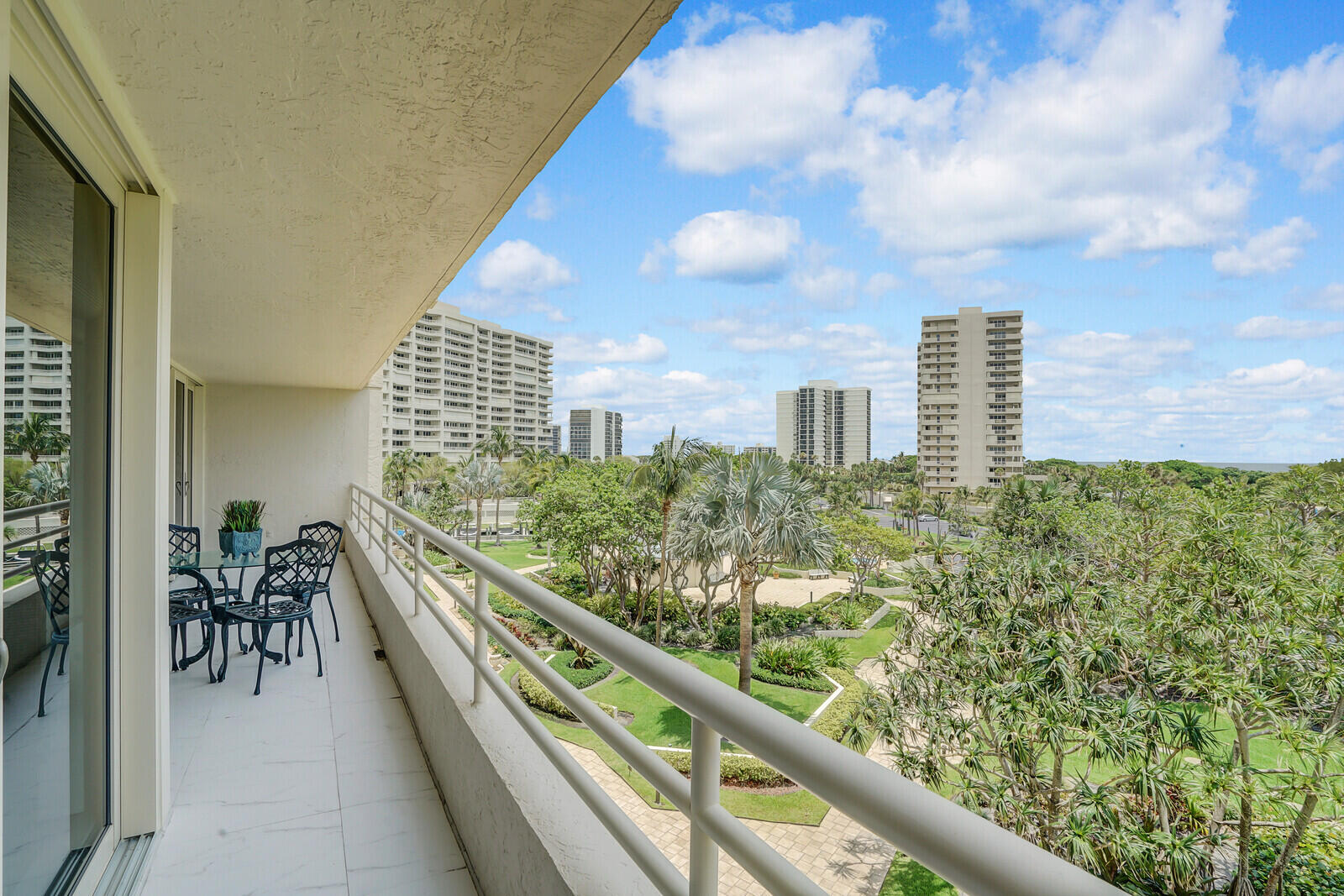 4101 North Ocean Boulevard, Unit D408 Boca Raton, FL 33431 - Photo 17 of 31 a view of a balcony with chairs