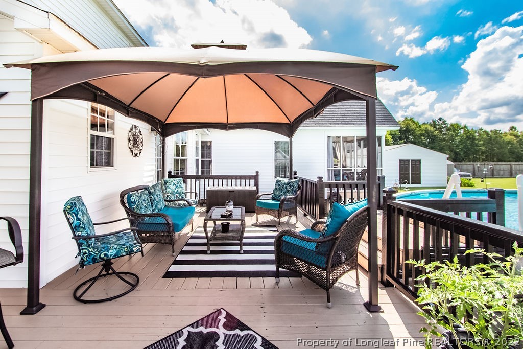 1105 John McMillan Road Hope Mills, NC 28348 - Photo 13 of 50 a outdoor space with furniture