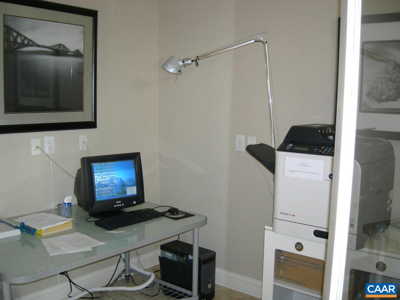775 Walker Square, Unit 3C Charlottesville, VA 22903 - Photo 15 of 17 a workspace with furniture and wooden floor